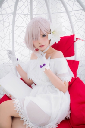 Miu Mashu White Dress[27P174M]