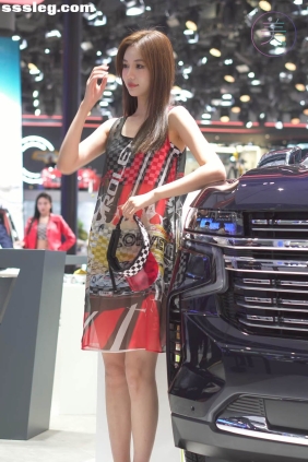 THEBEAUTY 2021广州车展 Chevrolet车模02 [1V877M]