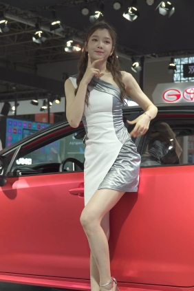 THEBEAUTY 2021东莞车展 TOYOTA车模03 [1V383M]